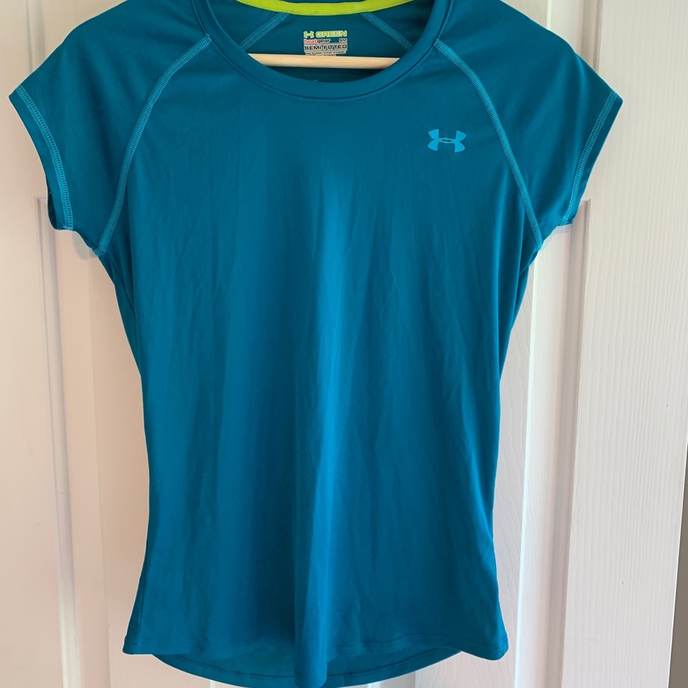 Turquoise Under Armour Athletic T-Shirt